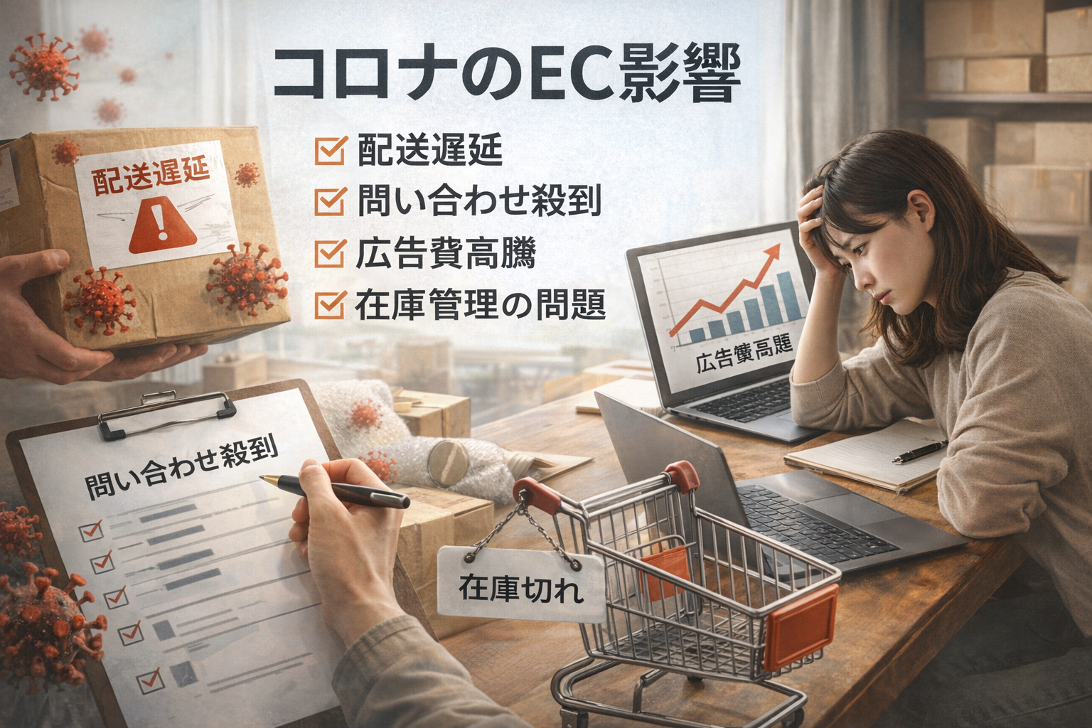 コロナのEC影響を解説！変化と今後の展望ポイント