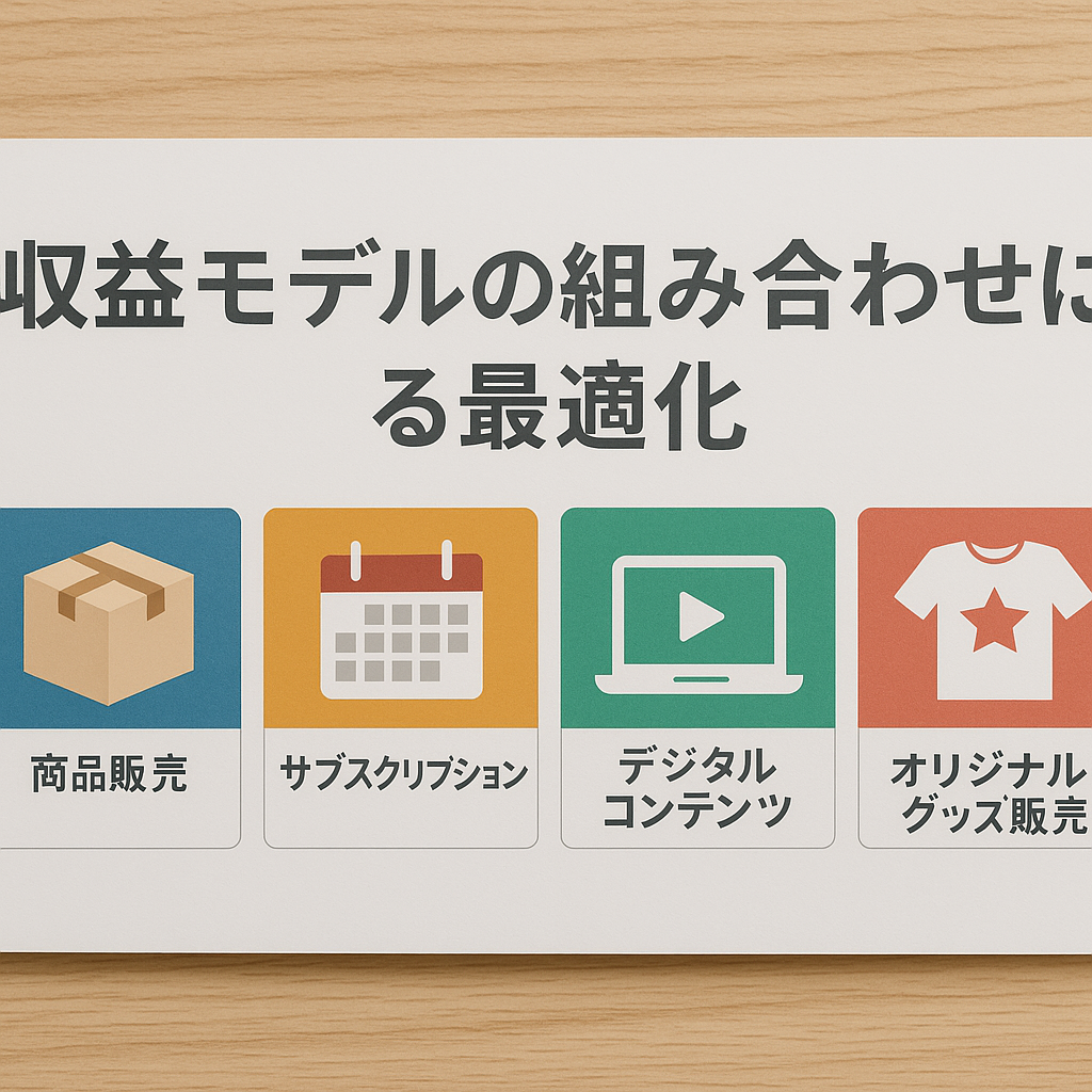 収益モデルの組み合わせによる最適化