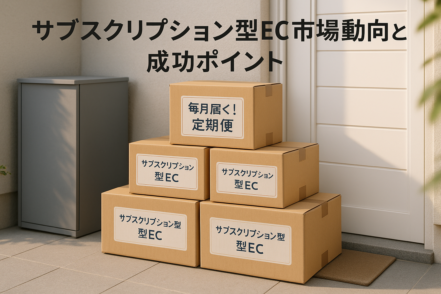 サブスクリプション型EC市場動向と成功ポイント