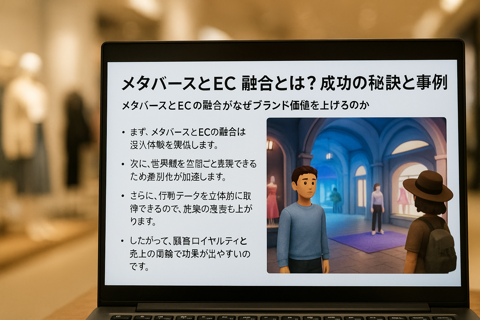 メタバースとECの融合とは？成功の秘訣と事例
