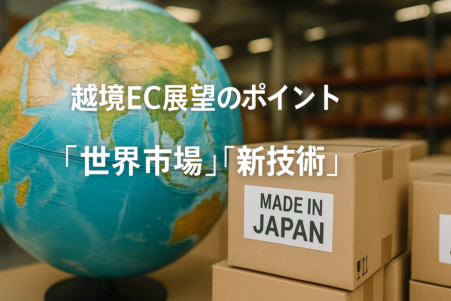 越境ECの今後の展望とは？世界市場に広がるチャンスと対応策