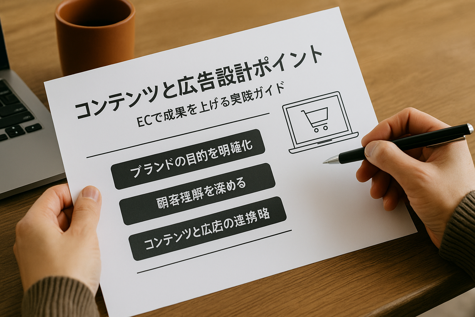 コンテンツと広告の設計ポイント｜ECで成果を上げる実践ガイド