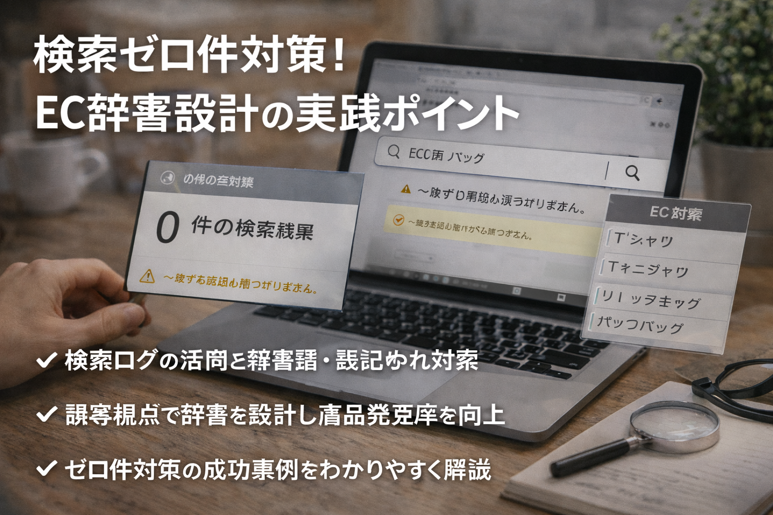 検索ゼロ件対策！EC辞書設計の実践ポイント