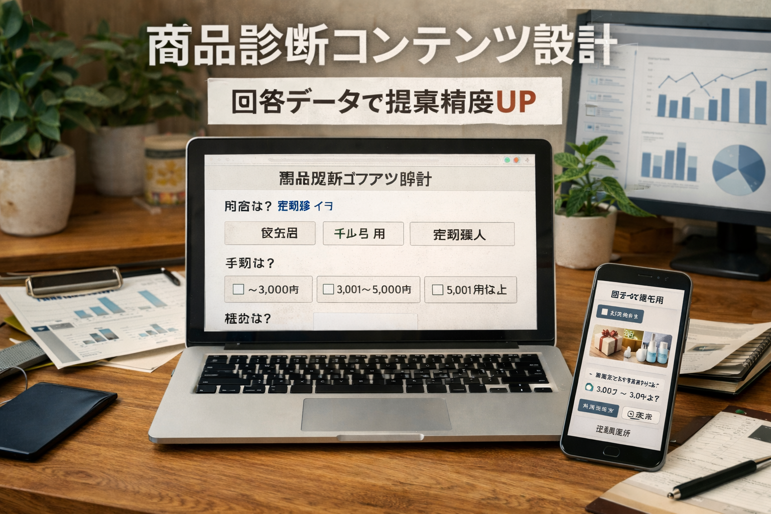 商品診断コンテンツ設計で提案精度を上げる方法