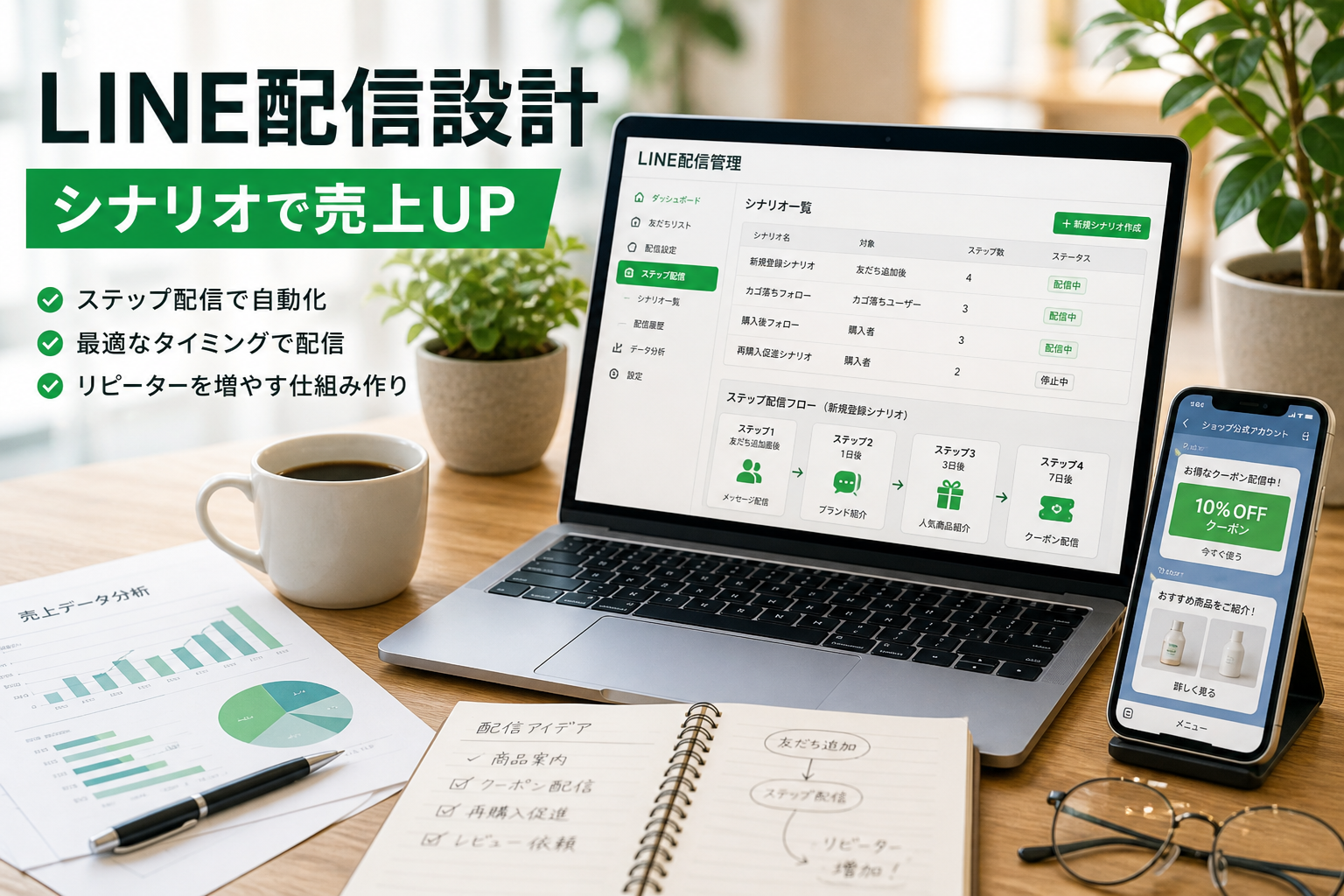 LINE連携でEC売上を伸ばす配信設計